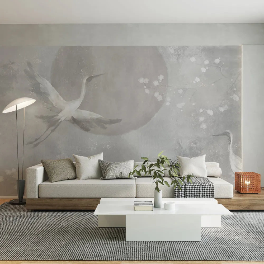 ZIDNA TAPETA DANCE OF CRANES
